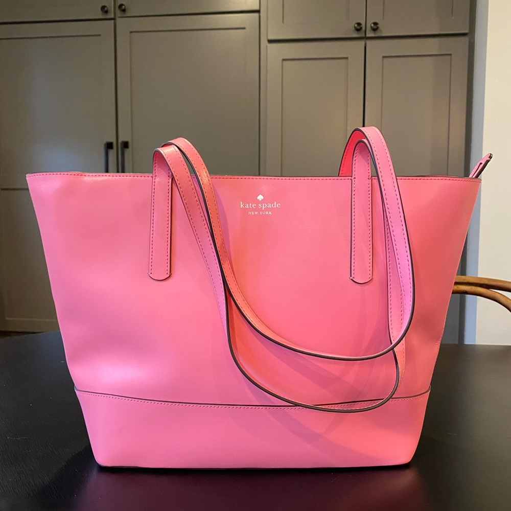 Kate Spade “Adley” Large Pink Tote Bag